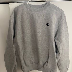 champion vintage gray crew neck sweatshirt
